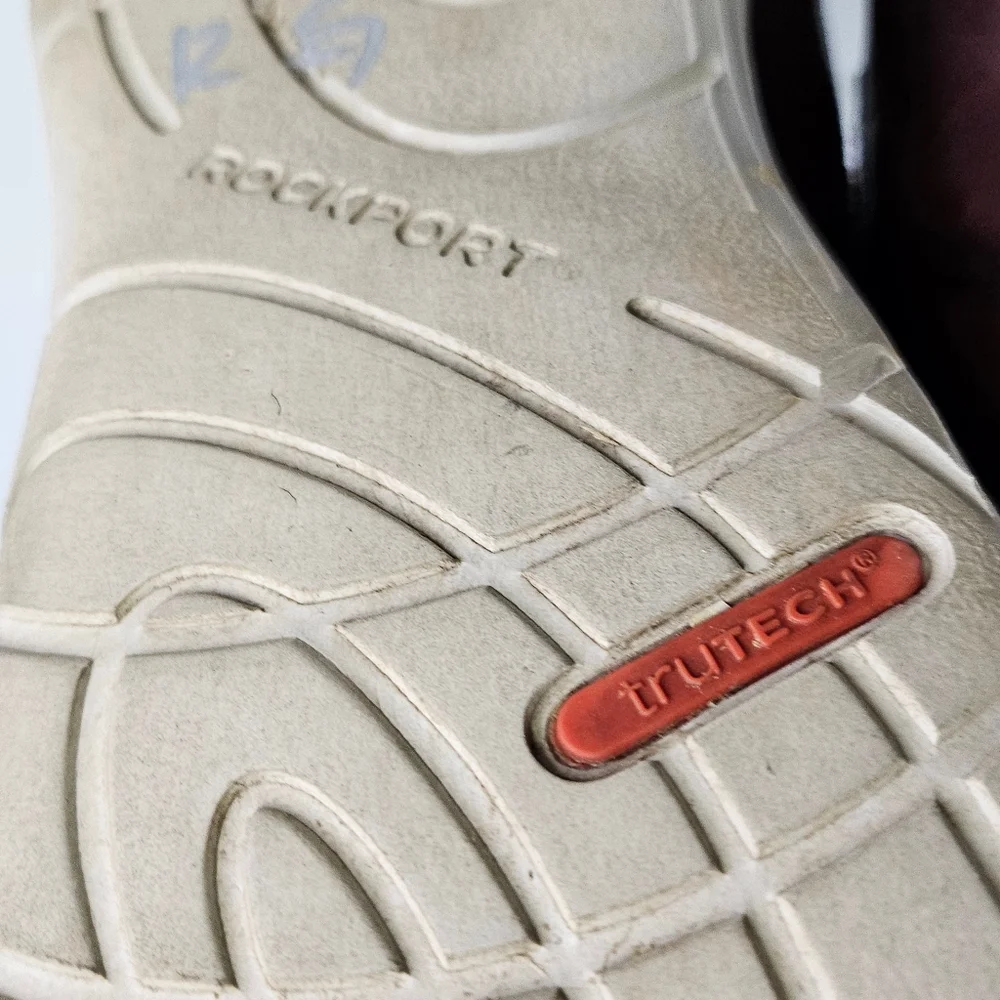 Rockport Kessler Wingtip Oxford Shoes CH5310 Leather Dark‎ Cherry Men 11.5M